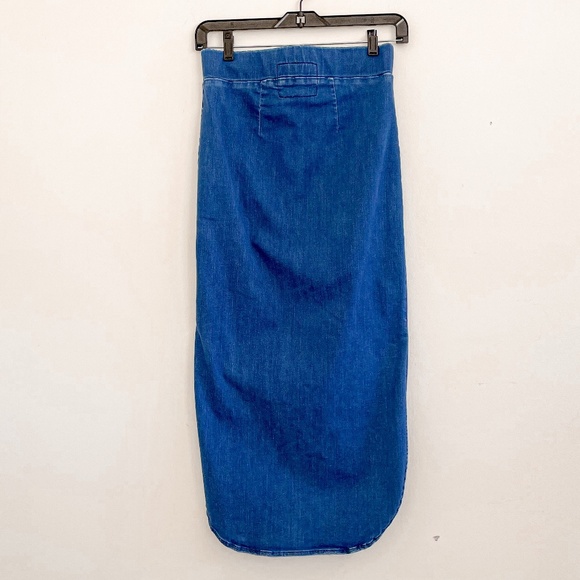 Frank & Eileen Donegal Unforgettable Skirt Blue Denim 0 - Picture 6 of 8